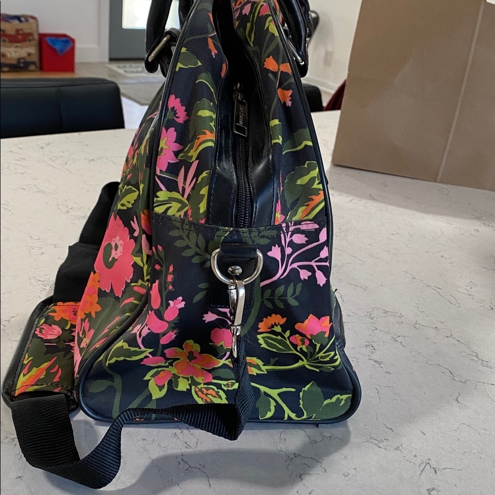 Floral Isaac Mizrahi Black  Bag - Picture 4 of 16